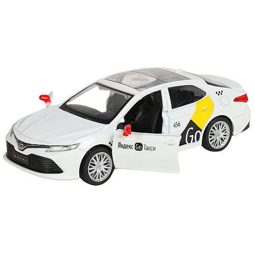 Яндекс Go Машинка металлическая 1:43 Toyota Camry, белый, инерция, откр. двери, 17,5*12,5*6,5 см в Джамбо Тойз #3