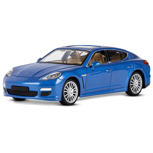 ТМ "Автопанорама" Машинка металлическая 1:24 Porsche Panamera S, синий, откр. двери, капот и багажник, свет, звук, свободный ход колес, в/к 24,5*12,5*10,5 см в Джамбо Тойз #2