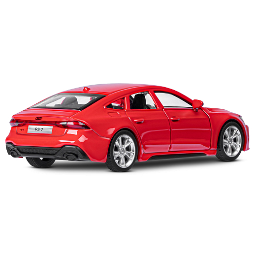 ТМ "Автопанорама" Машинка металлическая 1:43 Audi RS7 Sportback, красный, откр. двери, инерция, в/к 17,5*12,5*6,5 см в Джамбо Тойз #7