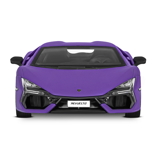 Игрушка для детей: Машинка металлическая, 1:24 Lamborghini, цвет фиолетовый, свет, звук, свободный ход колес, артикул JB1251761 в Джамбо Тойз #10