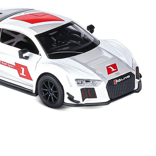 ТМ "Автопанорама" Машинка металлическая 1:32 AUDI R8, белый перламутр, свет, звук, откр. двери, инерция, в/к 17,5*13,5*9 см в Джамбо Тойз #17
