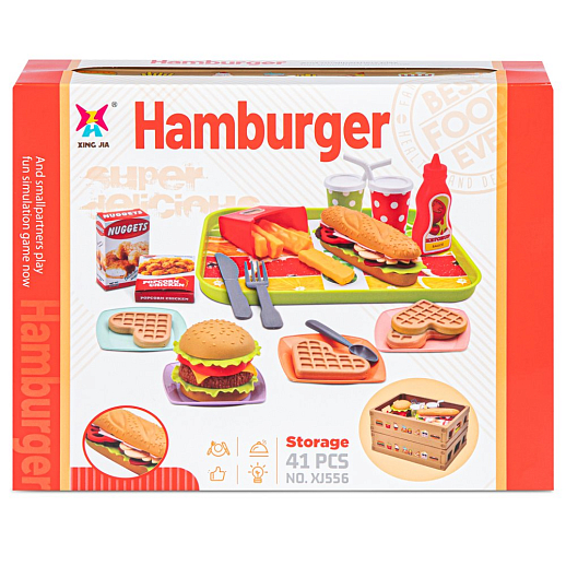 Набор "Закусочная"  (41 предмет) ,в/к 28*8*20,8 см в Джамбо Тойз #4