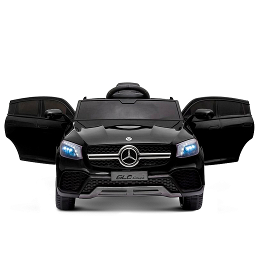 Электромобиль Mercedes Benz GLC Coupe на аккум.,12V/4.5AH*1, 380*2, Р/У 2.4GHz, свет, звук, сиденье эко-кожа, колеса EVA, откр.двери,MP3, плавн.старт, в/к 108*56,5*36,5. Цвет - черный глянец. в Джамбо Тойз #5