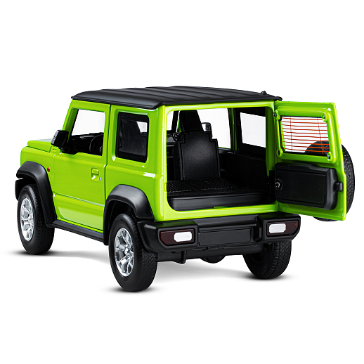 ТМ "Автопанорама" Машинка металлическая, 1:18, Suzuki Jimny, зеленый, открываются двери, капот и багажник, свободный ход колес, световые и звуковые эффекты, в/к 24,5х12,5х10,5 см в Джамбо Тойз #22