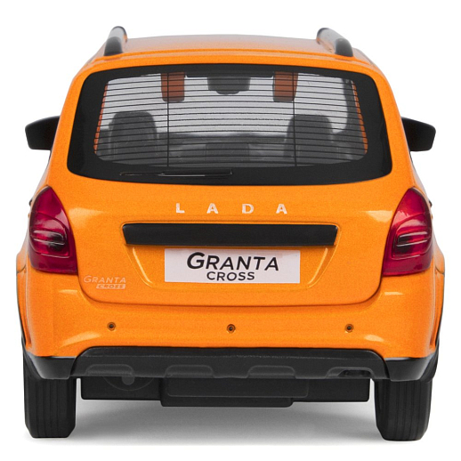 Машинка металлическая Автопанорама, инерционная, коллекционная модель LADA GRANTA CROSS, масштаб 1:24, свет, звук, открываются 4 двери, капот, багажник, оранжевый перламутр, в/к 24,5*12,5*10,5 см в Джамбо Тойз #15