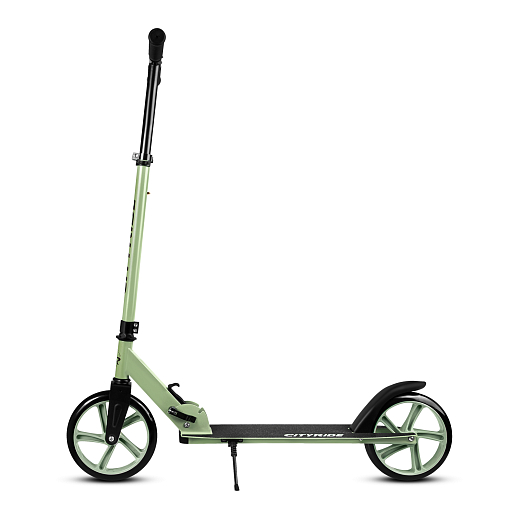 2хкол. самокат CITYRIDE 200, сталь 100%, грипсы 135мм TPR, колеса PU 200/200 мм. Зеленый в Джамбо Тойз #6