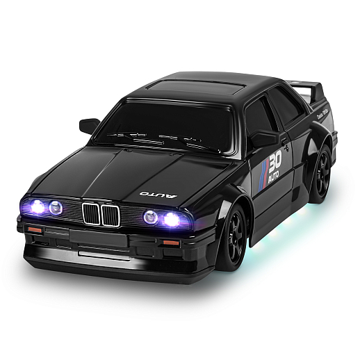 Р/у машинка для дрифта М1:24,2.4GHz,4WD,сменные шины 4шт., конусы 4шт.,свет,с аккум.,цвет черный,в/к 22,4х14,5х10,8см в Джамбо Тойз #9