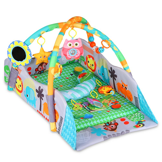 ТМ "Smart Baby" Коврик развивающий "Путешествие в Африку", в/к 66х10х50,5 см в Джамбо Тойз