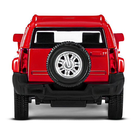 ТМ "Автопанорама" Машинка металлическая 1:43  Hummer H3, красный, откр. двери, инерция, в/к 17,5*12,5*6,5 см в Джамбо Тойз #9