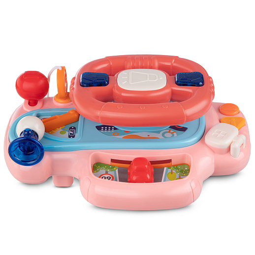 ТМ "Smart Baby" Руль музыкальный, мелодии Шаинского, свет, звук, русский язык, в/к 23,5х10х18 см в Джамбо Тойз #14
