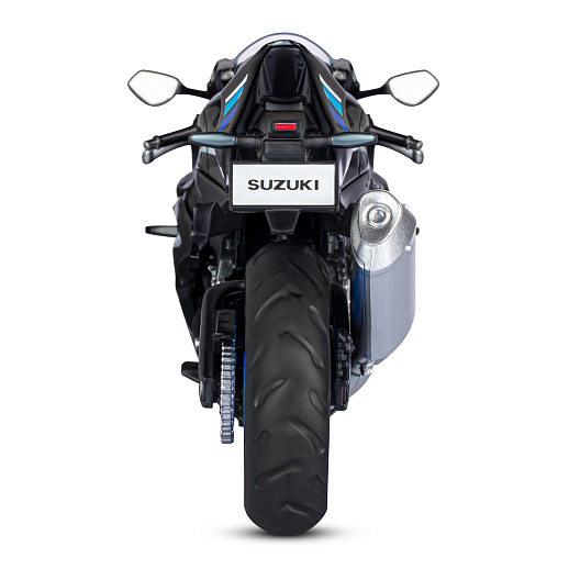 ТМ "Автопанорама" Мотоцикл металлический 1:12 SUZUKI GSХ-R1000, черный, свободный ход колес, в/к 7,1 х 11,7 х 20,6 см  в Джамбо Тойз #8