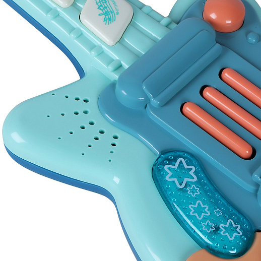 Музыкальная игрушка "Гитара", свет.звук.эфф., в/к 46х6х25 см в Джамбо Тойз #7