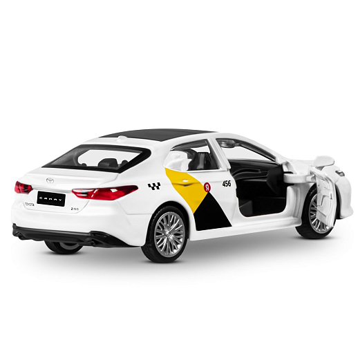 Яндекс Go Машинка металлическая 1:43 Toyota Camry, белый, инерция, откр. двери, 17,5*12,5*6,5 см в Джамбо Тойз #6