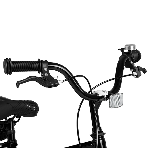 Велосипед двухколёсный CITYRIDE, модель CR-B2-07B, колеса 12", рама сталь, дисковые мех. тормоза, обода сталь, балансирные колёса, цвет черный в Джамбо Тойз #5