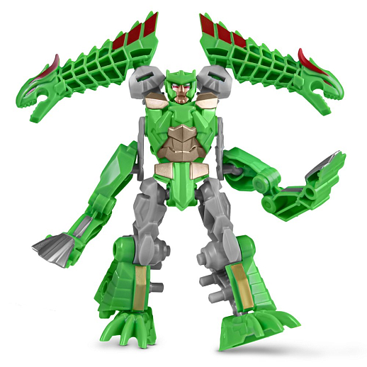 Набор из 5шт. трансформеров DIY(сборные модели), отдельн.робот трансформируется в динозавра, 5шт. собираются в одного больш.робота,в бел.кор. в Джамбо Тойз #15