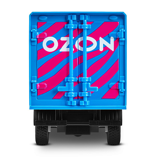 ТМ "Автопанорама" Машинка металлическая 1:28 ГАЗель NEXT OZON, синий, откр. двери, задняя дверка фургона, свет, звук, инерция, в/к 24*14*12 см в Джамбо Тойз #14