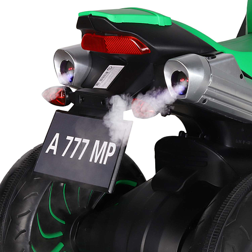 Мотоцикл трехколесный на аккум с функцией водяного пара, 12V7AH, 2*540W, MP3,USB,3 колеса в Джамбо Тойз #9