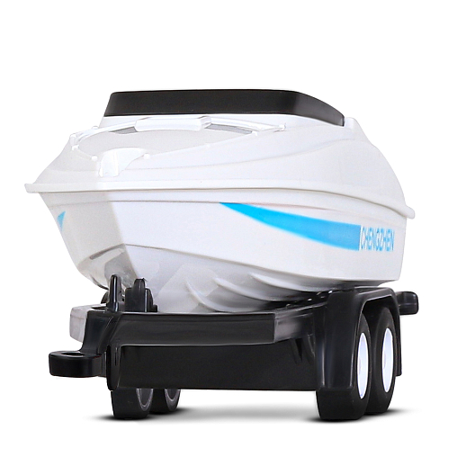 ТМ "Автопанорама" Машинка металлическая 1:43, LADA VESTA черная, откр. 2 двери., инерция + прицеп с катером в Джамбо Тойз #7