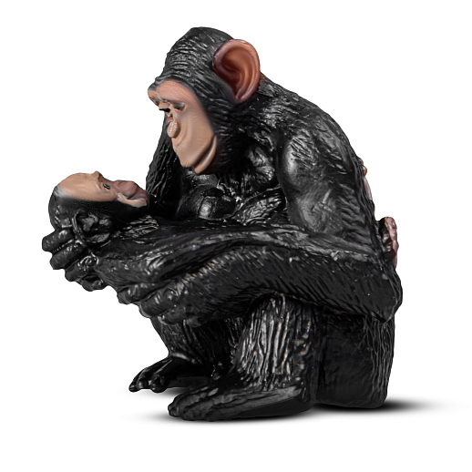 ТМ "DARWIN, Коллекционная фигурка обезьяна "Шимпанзе с детенышем" в/п в Джамбо Тойз #2