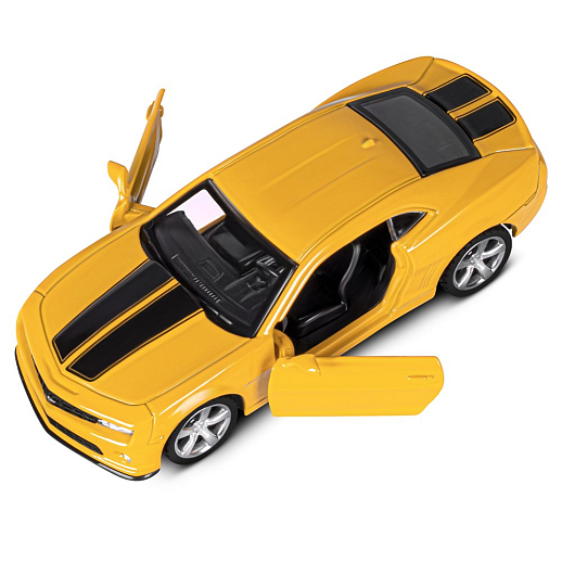 ТМ "Автопанорама" Машинка металлическая  1:43 Chevrolet Camaro SS, желтый, откр. двери, инерция, в/к 17,5*12,5*6,5 см в Джамбо Тойз #10