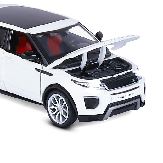 ТМ "Автопанорама" Машинка металлическая 1:32  Range Rover Evoque, белый, свет, звук, откр. двери и капот, инерция, в/к 17,5*13,5*9 см в Джамбо Тойз #18