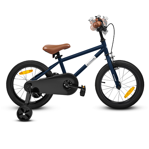 Велосипед двухколёсный CITYRIDE, модель CR-B2-07H, колеса 16", рама сталь, колеса сталь, балансирные колеса, цвет синий металлик в Джамбо Тойз #7