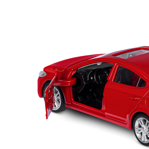 ТМ "Автопанорама" Машинка металлическая 1:40 HYUNDAI ELANTRA, красный, откр. двери, инерция, 17,5*12,5*6,5 см в Джамбо Тойз #11