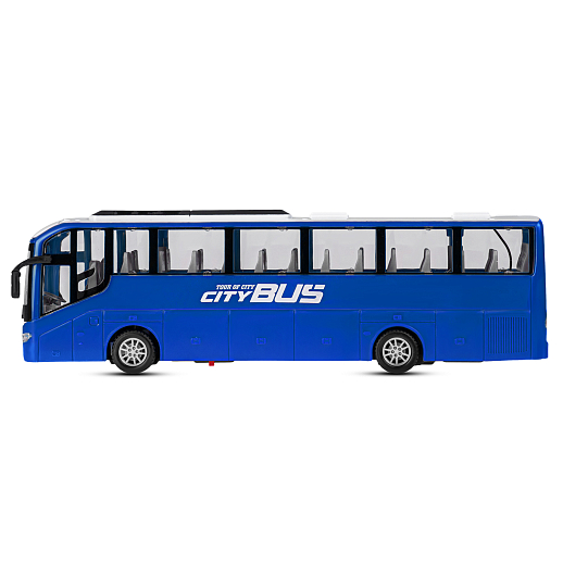 Р/У автобус,  с аккум., цвет синий, в/к 36*14,5*10см в Джамбо Тойз #11