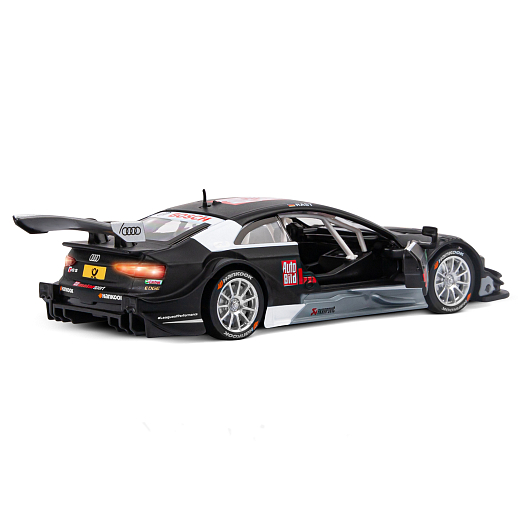 ТМ "Автопанорама" Машинка металлическая  1:32 Audi RS 5 DTM, черный матовый, свет, звук, откр. двери, инерция, в/к 17,5*13,5*9 см в Джамбо Тойз #15