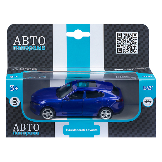 ТМ "Автопанорама" Машинка металлическая 1:43 Maserati Levante SUV, синий, откр. двери, инерция, в/к 17,5*12,5*6,5 см в Джамбо Тойз #14