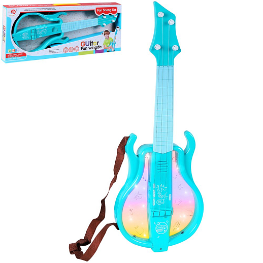 Музыкальная игрушка "Гитара", свет.звук.эфф., в/к 59х6х25 см в Джамбо Тойз