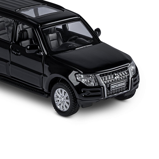 ТМ "Автопанорама" Машинка металлическая 1:43 Mitsubishi Pajero 4WD Turbo, черный, откр. двери, инерция, в/к 17,5*12,5*6,5 см в Джамбо Тойз #16
