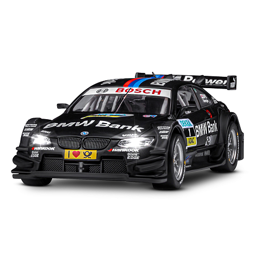 ТМ "Автопанорама" Машинка металлическая 1:32 BMW M3 DTM, черный, свет, звук, откр. двери и капот, в/к 17,5*13,5*9 см в Джамбо Тойз #6