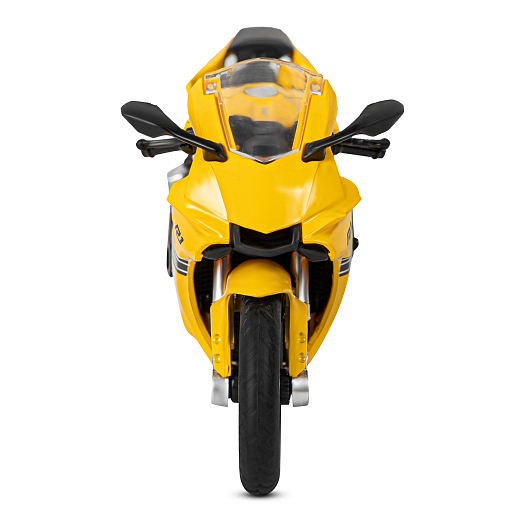 ТМ "Автопанорама" Мотоцикл металл. 1:18 YAMAHA YZF-R1, желтый, свободный ход колес, в/к 9,2 х 4,5 х 14 см в Джамбо Тойз #6