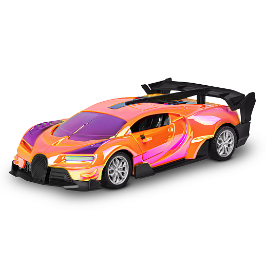 Р/У машинка 1:24,5 каналов,двери откр. с пульта,свет,цвет оранжевый бензин,в/к в/к 30,3х7,7х12см в Джамбо Тойз #2