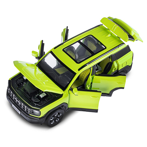 ТМ "Автопанорама" Машинка металлическая 1:32 Haval Kugou, зелен., свет, звук, откр. двери, капот и дверка багажника, инерция, в/к 19*9*7 см в Джамбо Тойз #8