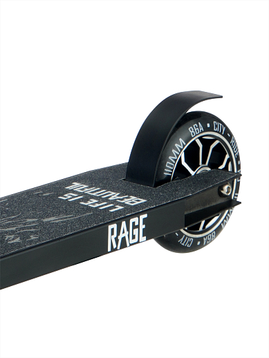 Трюковый самокат CITYRIDE RAGE. Руль стальной хром, алюминиевая дека, алюминиевый хомут 2 болта, компрессия HIC. Колеса PU 110 мм, подшипник Abec-9 в Джамбо Тойз #4
