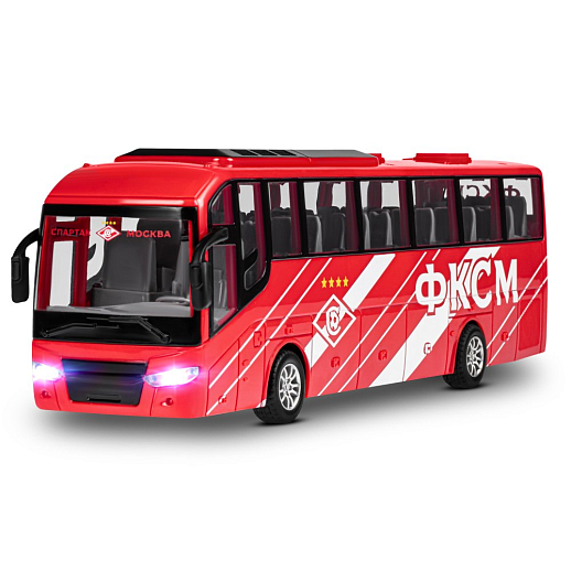 Р/У автобус Спартак, с аккум., цвет красный, в/к 40*12,5*13см в Джамбо Тойз #7