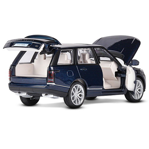 ТМ "Автопанорама" Машинка металлическая 1:34 2013 Range Rover, темно-синий перламутр, свет, звук, откр. двери, инерция, в/к 17,5*13,5*9 см в Джамбо Тойз #16