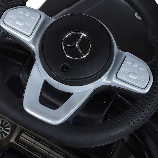 Лицензионная машинка-толокар “Mercedes-Benz” с родительской ручкой , звук, цвет черный, в/к 67х35х30см в Джамбо Тойз #22