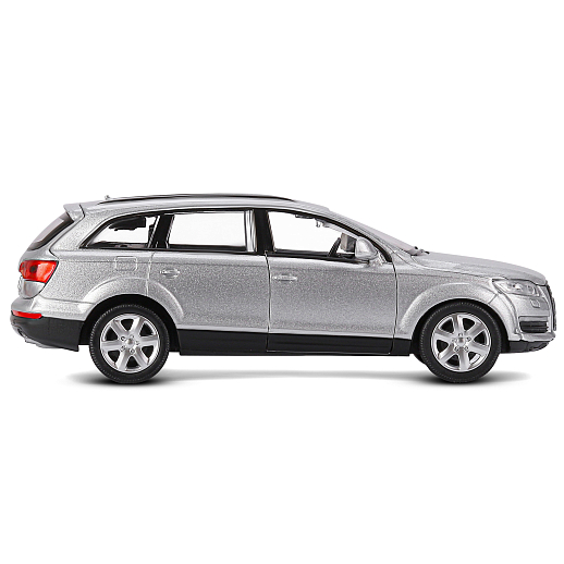 ТМ "Автопанорама" Машинка металлическая 1:32 Audi Q7, серебряный, свет, звук, откр. двери капот и багажник, инерция, в/к 17,5*13,5*9 см в Джамбо Тойз #8