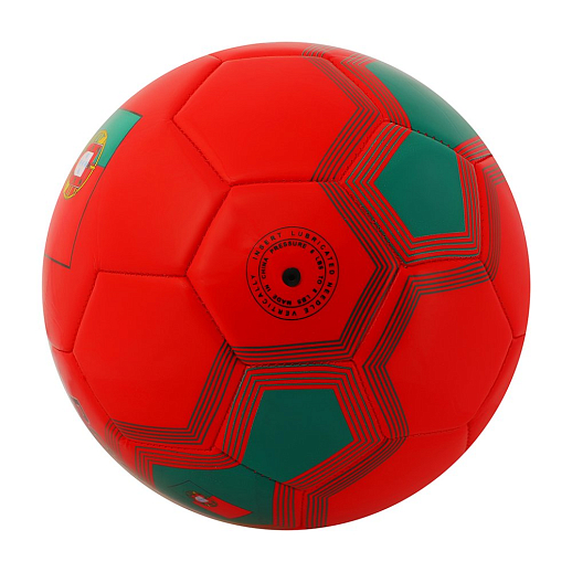 Мяч футбольный "Португалия", 3-слойный, ПВХ, сшитые панели, 280г, размер 5, диаметр 22см																														 в Джамбо Тойз #3
