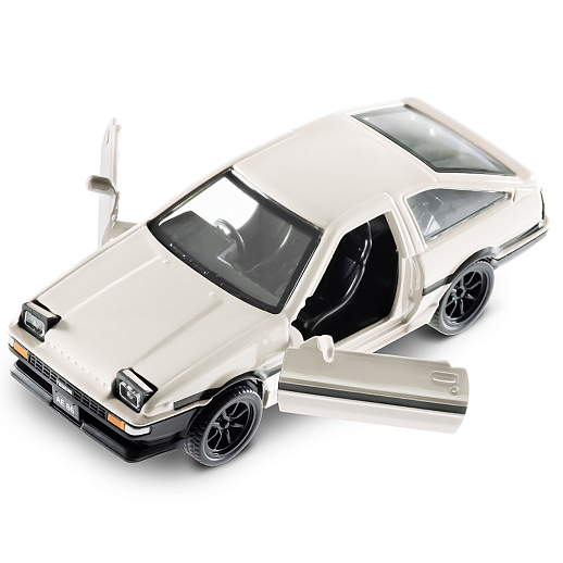 ТМ "Автопанорама" Машинка металл. 1:37 Toyota AE86, белый, инерция, откр. двери, в/к 17,5*12,5*6,5 см в Джамбо Тойз #6