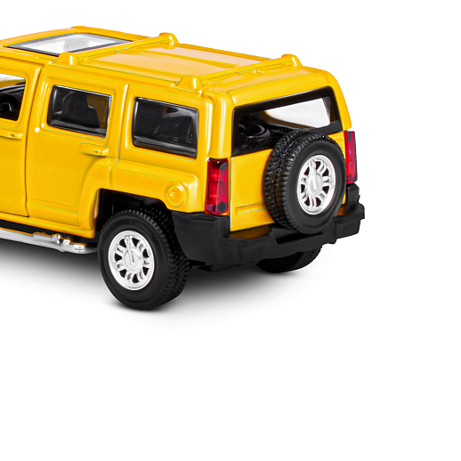 ТМ "Автопанорама" Машинка металлическая 1:43  Hummer H3, желтый, откр. двери, инерция, в/к 17,5*12,5*6,5 см в Джамбо Тойз #13