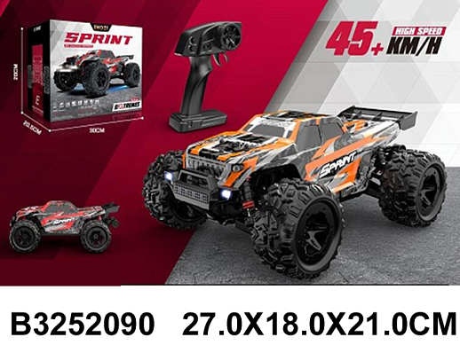 Р/У внедорожник, М1:18, 2.4GHz, 4WD, свет, скорость до 50км/ч, с аккум, цвет оранж., в/к 27*18*21см в Джамбо Тойз