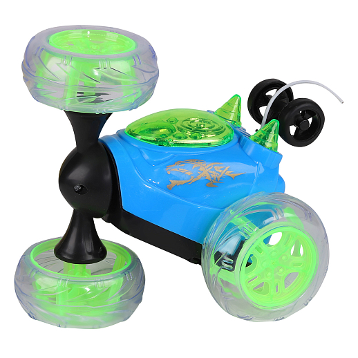 Р/У Машинка-перевертыш, 5 каналов: вперед/назад, повороты/360, свет, цвет синий., в гофрокор.15,5*14*11,5см в Джамбо Тойз #5