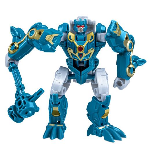 Набор из 5шт. трансформеров DIY(сборные модели), отдельн.робот трансформируется в динозавра, 5шт. собираются в одного больш.робота,в бел.кор. в Джамбо Тойз #52