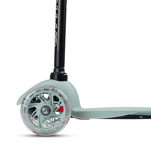 Трехколесный самокат CITY-RIDE, колеса PVC 110/76 со светодиодами, розовый, пакет в Джамбо Тойз #8