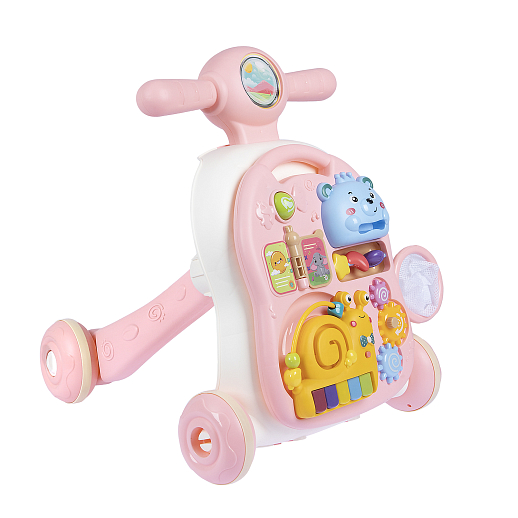 Ходунки, игровой центр, свет, звук, цвет розовый, в/к 36,5х21х45,5 см в Джамбо Тойз #34