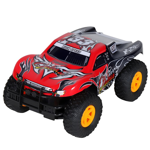 Р/У AUTODRIVE Монстр-трак с 3D подсветкой корпуса,М1:16,4 канала,с аккум,цв.красный, в/к 31,5*16,5*17см в Джамбо Тойз #3